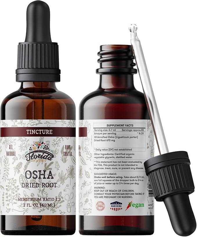 OSHA Root Liquid Extract 2 Fl Oz - Florida Herbs product image