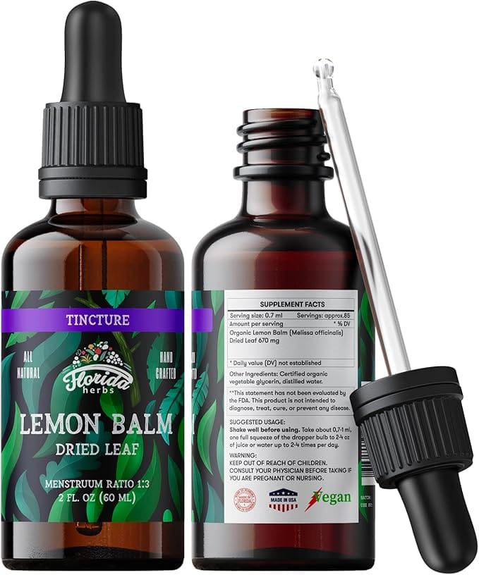 Lemon Balm Tincture 2 Fl. Oz - Florida Herbs product image