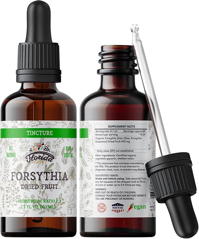 Forsythia Tincture 2 oz, 670 mg - Florida Herbs product image