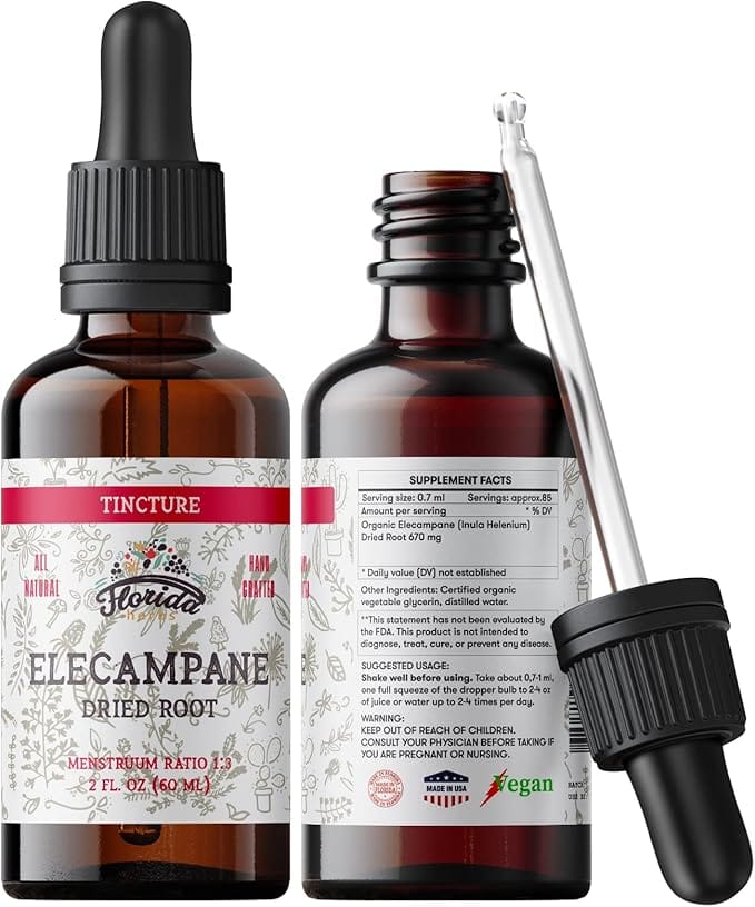 Elecampane Tincture 2 oz - Florida Herbs product image