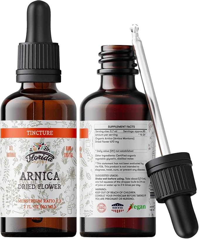 Arnica Tincture, 2 oz (60 ml) - Florida Herbs product image