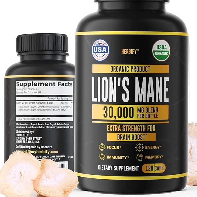 Lions Mane Supplement - Herbify product image